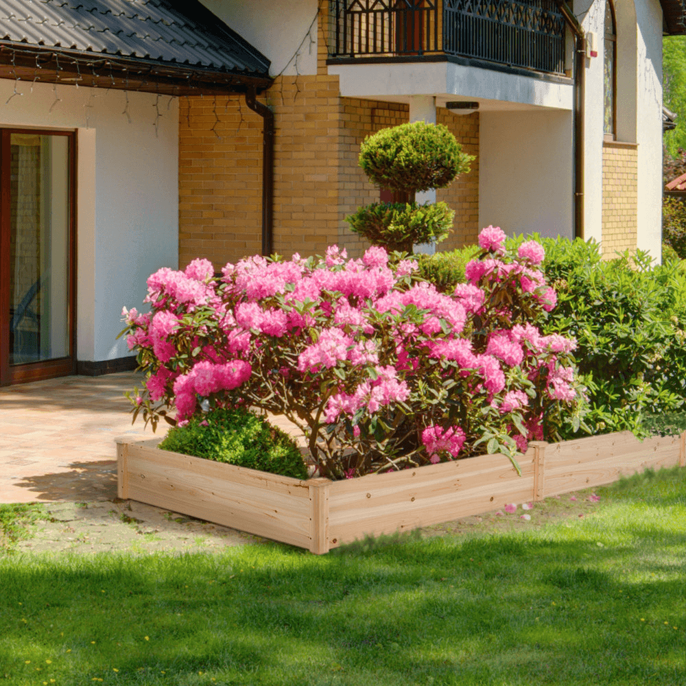 Yaheetech Garden Bed Wooden - Image 10