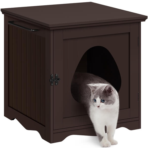 Yaheetech Enclosed Litter Box - Image 3