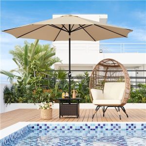 Yaheetech Egg Rattan Chair