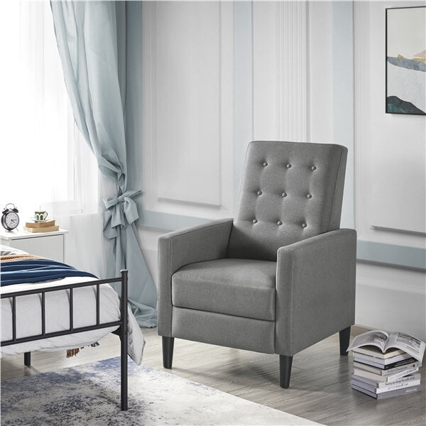 Yaheetech Fabric Recliner Chair Mid-Century Modern Recliner - Image 3