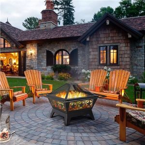 Yaheetech Fire Pit 32 Inch