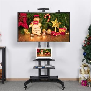 Yaheetech TV Stand with Storage Shelves