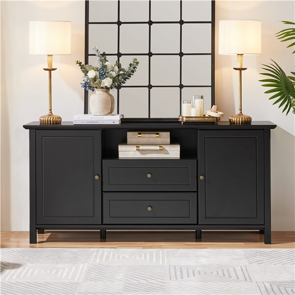 Yaheetech TV Stand with Storage for TVs up to 65 inch
