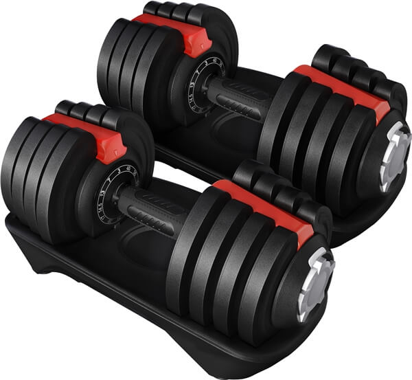 Yaheetech 3-40LBS Quick-adjust Dumbbell Set - Image 2
