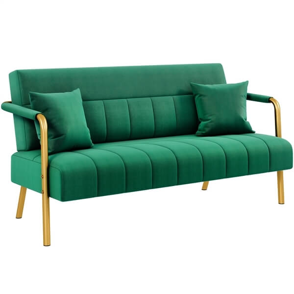 Yaheetech 56.6??W Modern Loveseat 2 Seater Sofa - Image 4