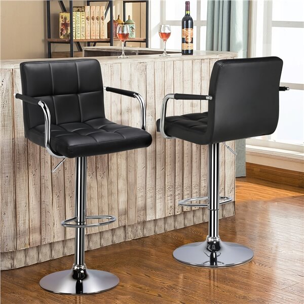Yaheetech Bar Stools Adjustable Counter Stools