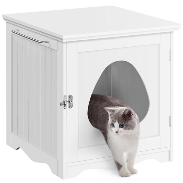 Yaheetech Enclosed Litter Box - Image 2