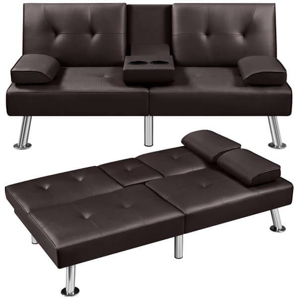 Yaheetech Convertible Sofa Bed - Image 8