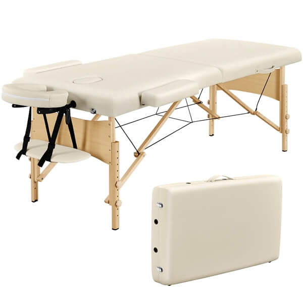 Yaheetech 2 Sectional Folding Massage Table - Image 4