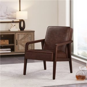 Yaheetech Mid-Century Modern Upholstered Lounge Chair