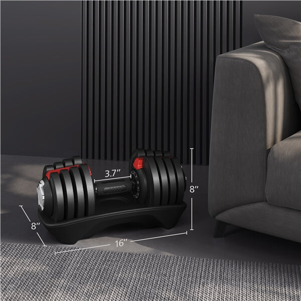 Yaheetech Adjustable Dumbbell Set - Image 3
