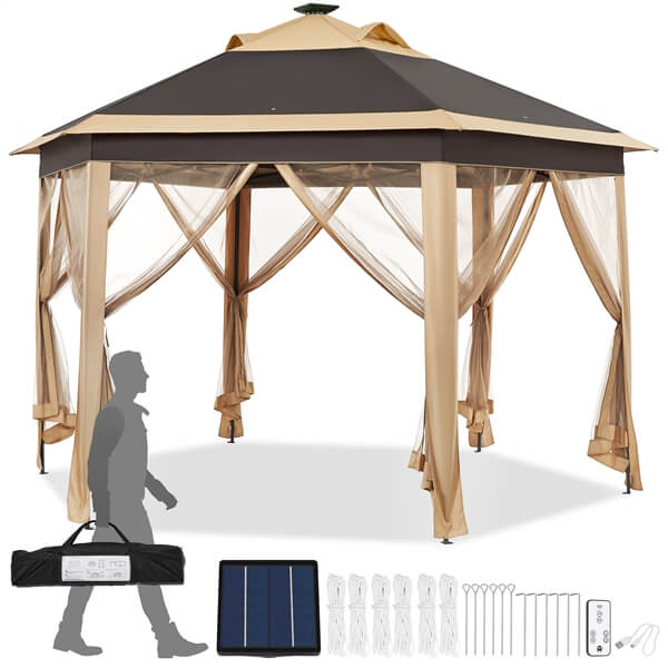 Yaheetech 13??13 Pop-Up Patio Gazebo Tent - Image 2