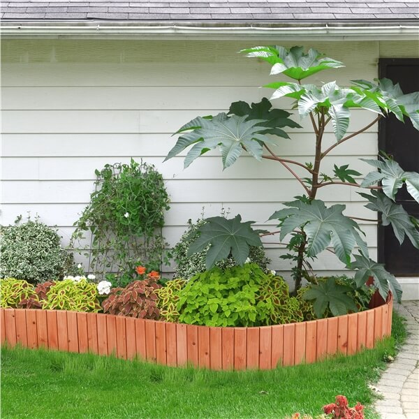 Yaheetech Wood Garden Fence