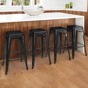 Yaheetech 30 Inch Bar Stools 4pcs