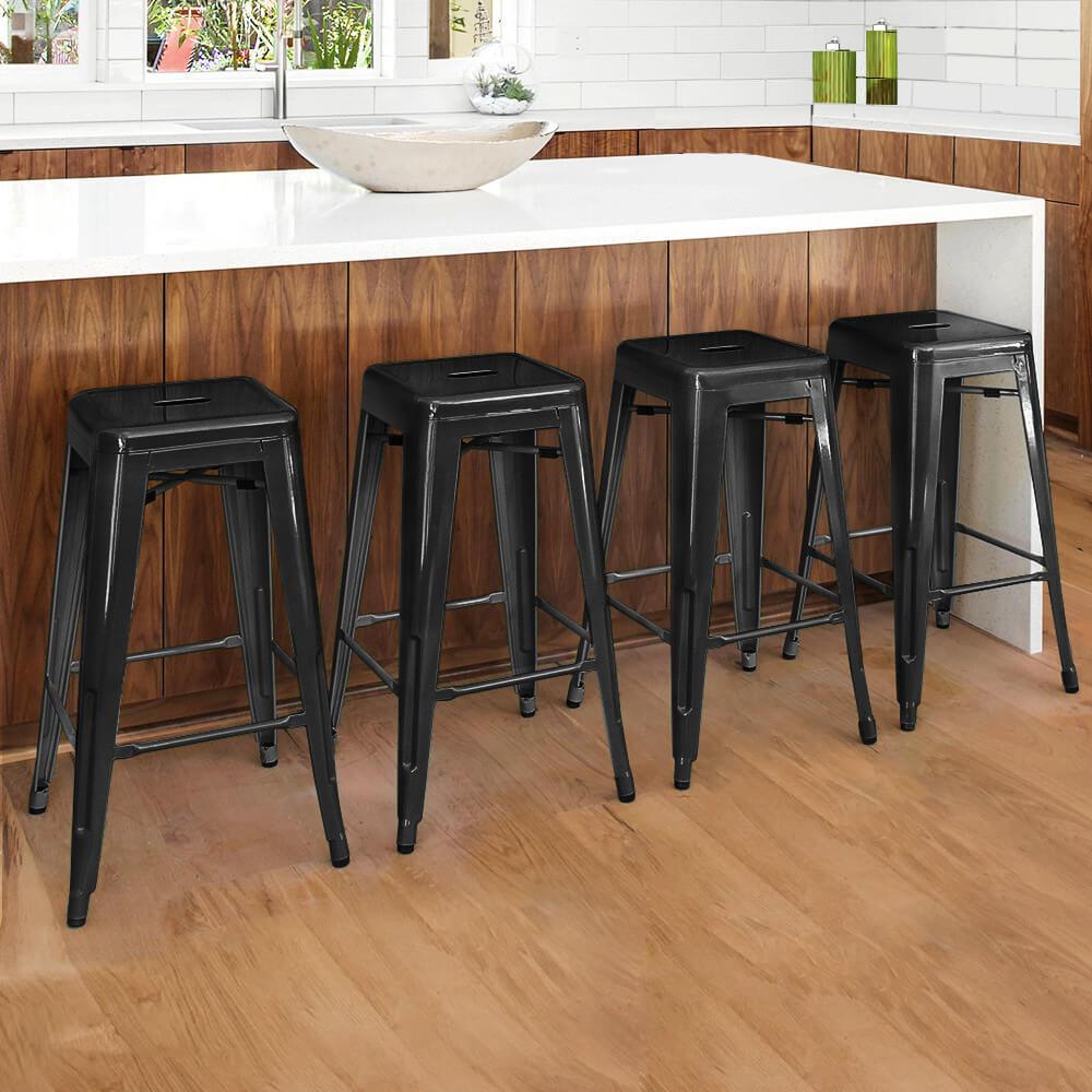 Yaheetech 30 Inch Bar Stools 4pcs