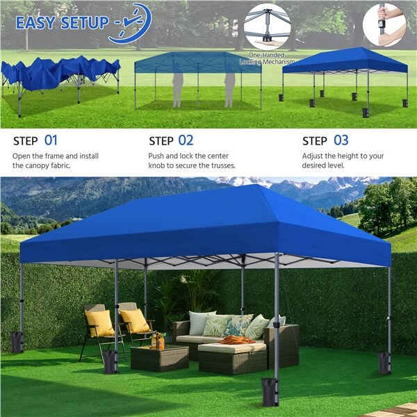 Yaheetech 10??20 Pop Up Canopy Easy Set-up Tent - Image 4