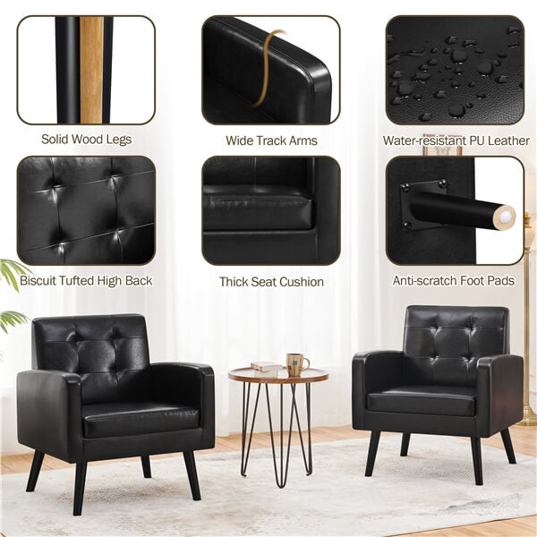 Yaheetech Mid-Century Accent Chair - Image 8