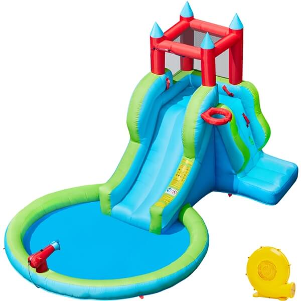 Yaheetech 5-in-1 Outdoor Blow up Water Slide for Kids Aged 3-8 - Image 2