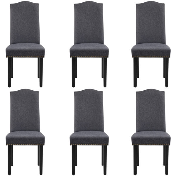 Yaheetech 6PCS Fabric Dining Chairs - Image 2