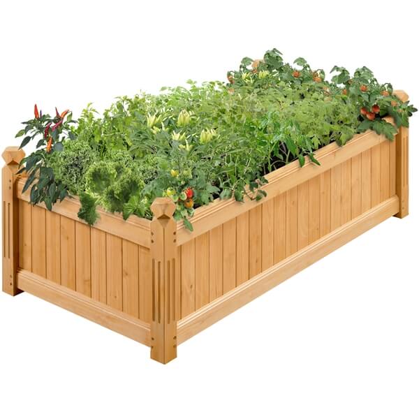 Yaheetech 46?? L ?? 23.5?? W ?? 16?? H Wooden Raised Garden Bed - Image 2