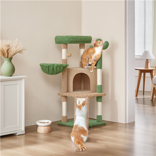 Yaheetech 42?? H Cactus Cat Tree
