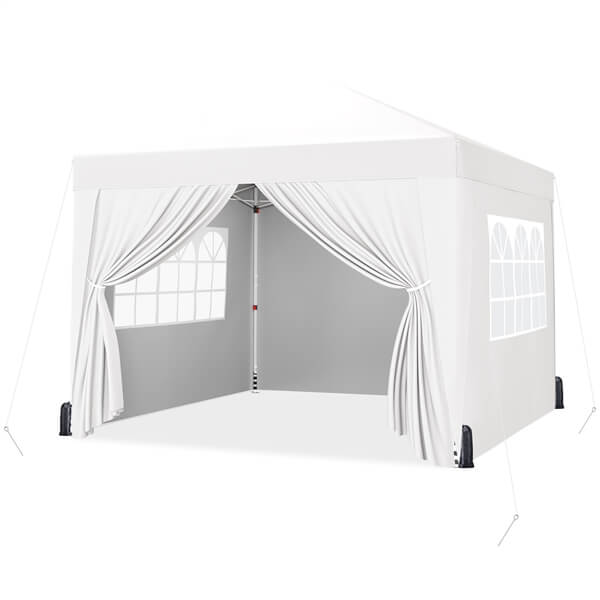 Yaheetech 8x8 Pop Up Canopy with 4 Removable Sidewalls - Image 4