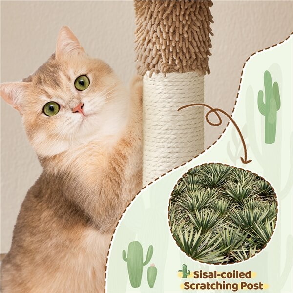 Yaheetech 42?? H Cactus Cat Tree - Image 17