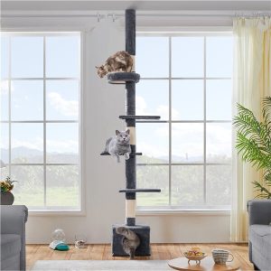 Yaheetech Floor to Ceiling Cat Tower for Large Cats