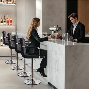Yaheetech Bar Stools Set of 4