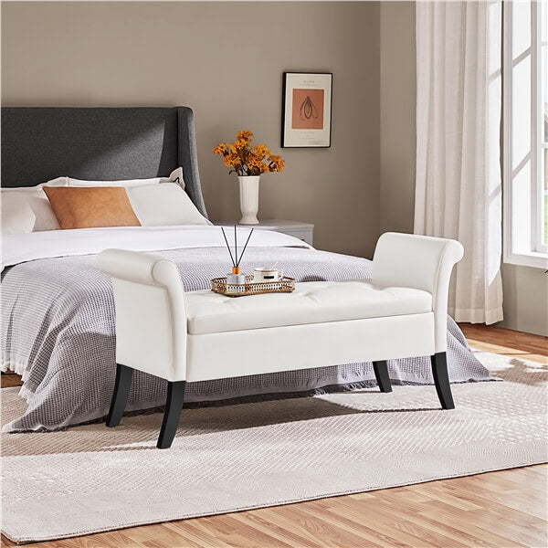 Yaheetech 52in Ottoman Bench Folding Storage Ottoman Bench - Image 13