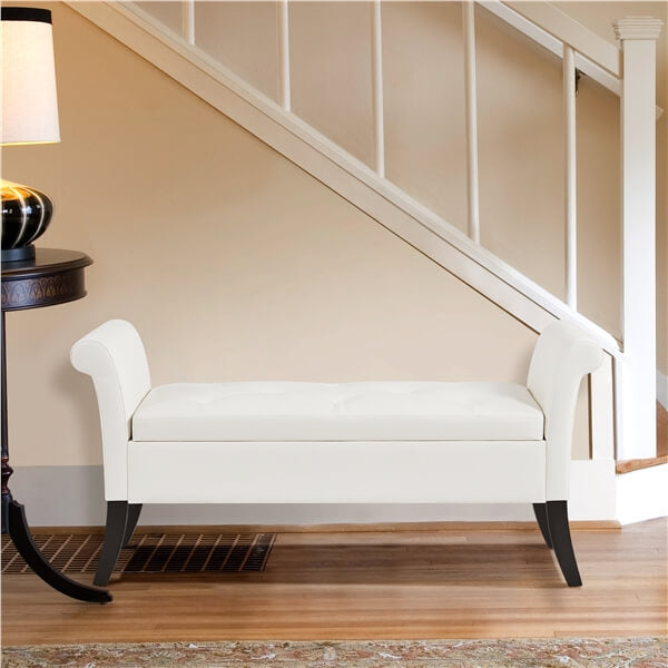 Yaheetech 52in Ottoman Bench Folding Storage Ottoman Bench - Image 10