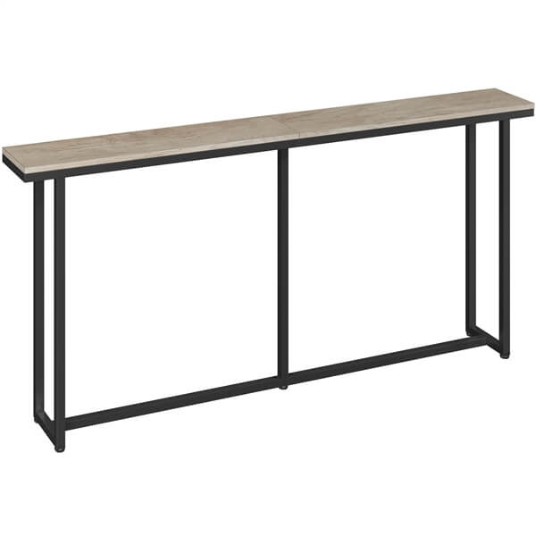 Yaheetech Narrow Console Table with Sturdy Metal Frame - Image 2