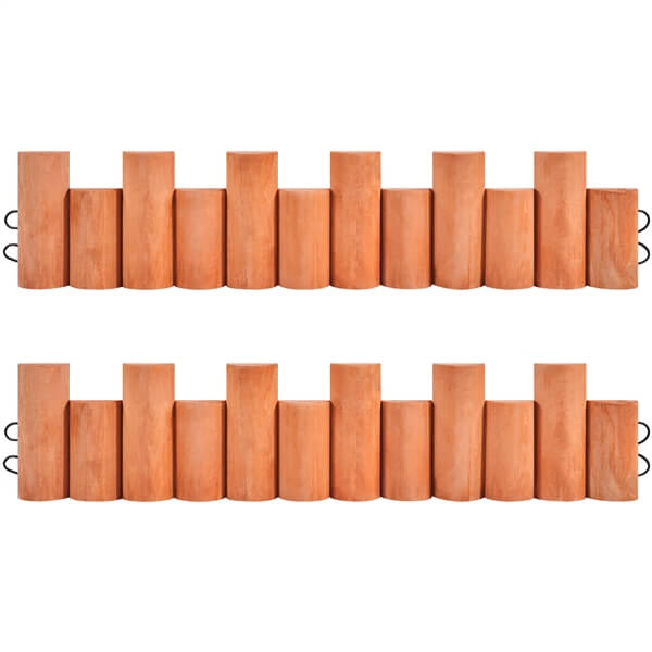 Yaheetech 2pcs Garden Wooden Short Fence - Image 2