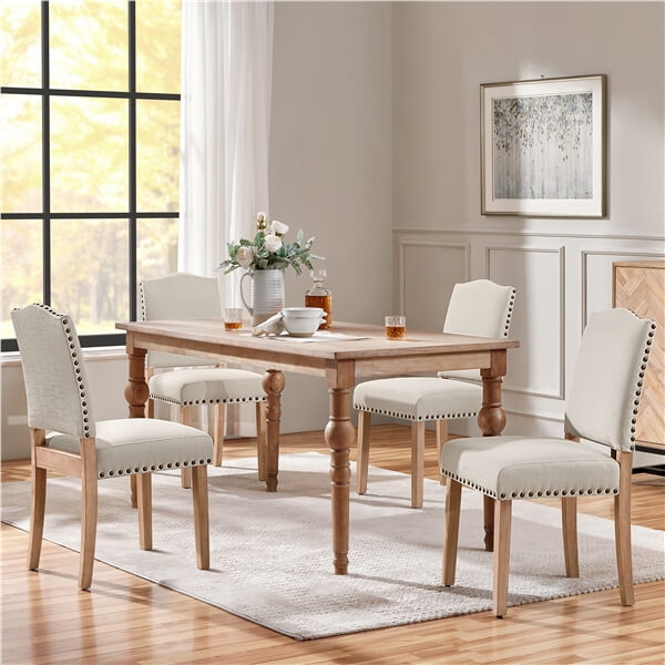 Yaheetech Dining Chairs Set of 4 Dining Room Chair - Image 15