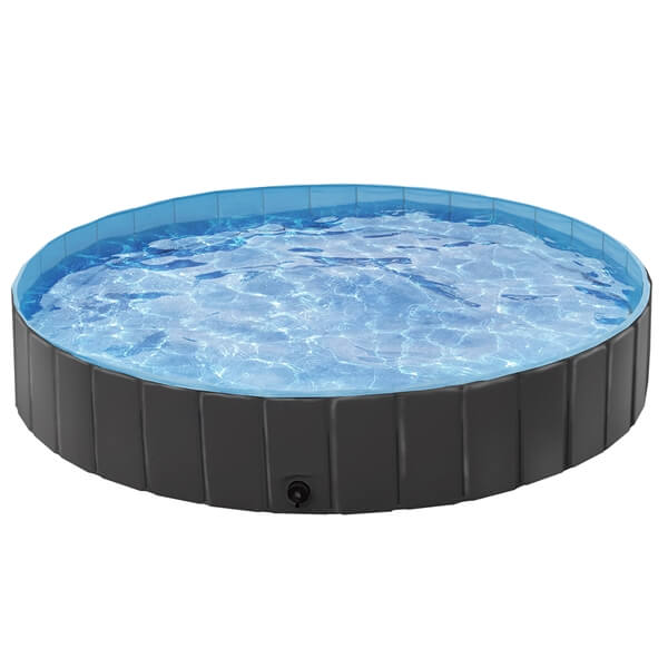 Yaheetech Foldable Hard Plastic Extra Large Dog Pet Bath Swimming Pool - Image 2