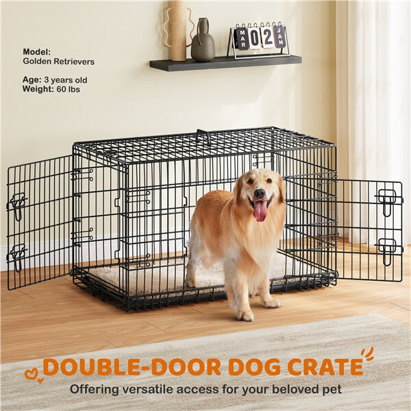 Yaheetech Double Door Dog Crate - Image 10