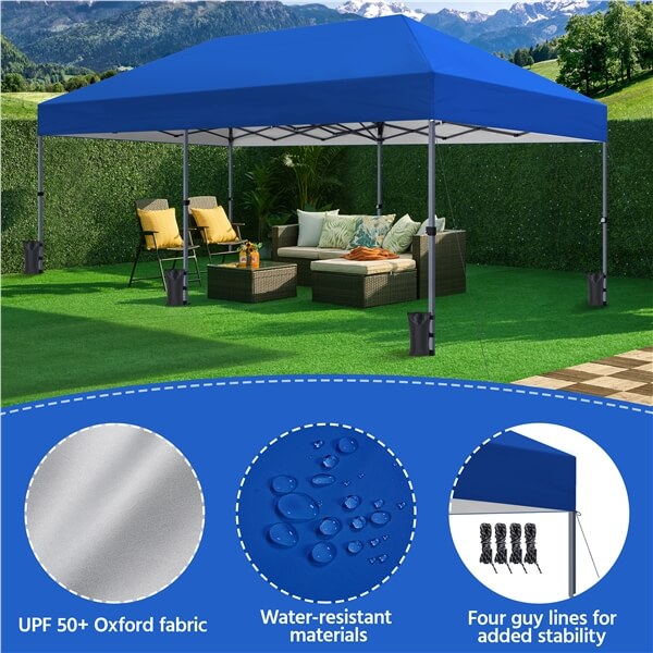 Yaheetech 10??20 Pop Up Canopy Easy Set-up Tent - Image 5