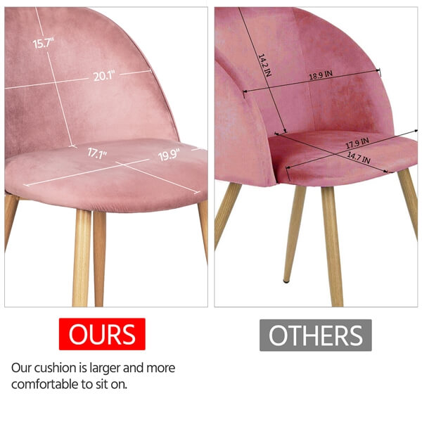 Yaheetech Dining Chairs Kitchen Chairs - Image 5
