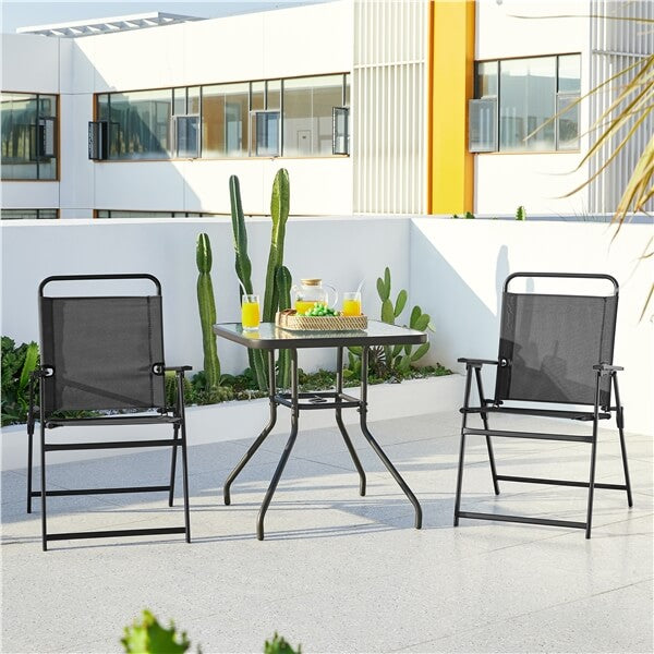 Yaheetech Outdoor Folding Patio Chairs Set of 4 - Image 19