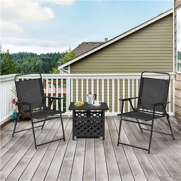 Yaheetech Outdoor Folding Patio Chairs Set of 4 - Image 16