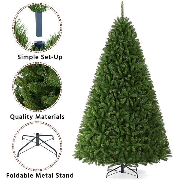 Yaheetech Premium Ultra-Thick Artificial Christmas Tree - Image 6