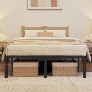 Yaheetech Bed Frame with Storage Space