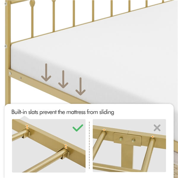 Yaheetech Classic Metal Platform Bed Frame - Image 12