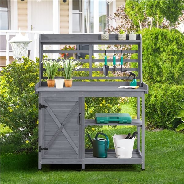 Yaheetech Large Horticulture Work Table Workstation