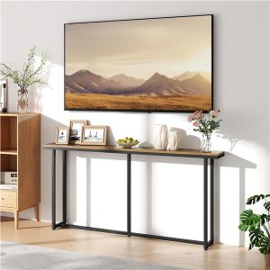 Yaheetech 71 Inch Extra Long Entryway Sofa Table for Behind Couch