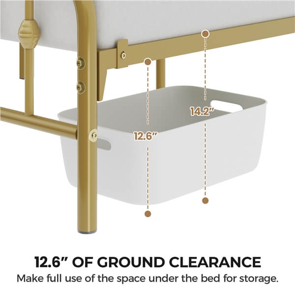 Yaheetech Metal Bed Frame Metal Platform Bed - Image 13