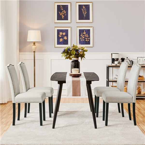 Yaheetech Dining Chairs Set of 2 Dining Room Chairs - Image 6