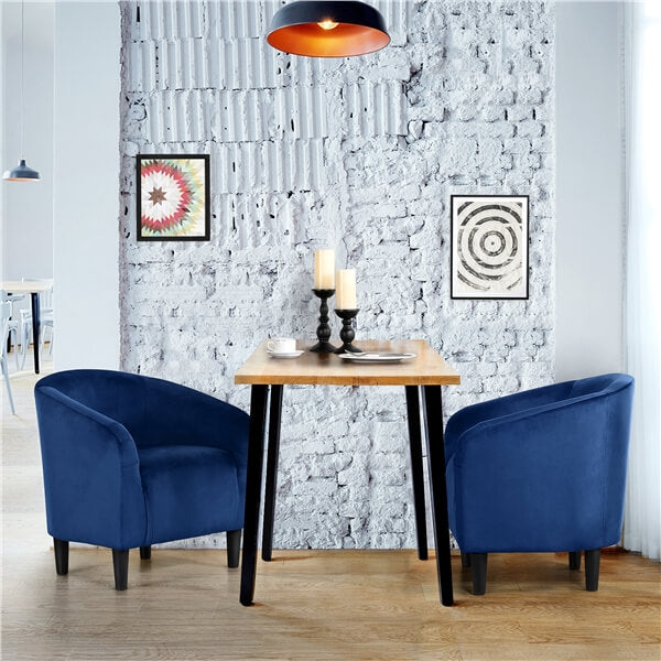 Yaheetech Velvet Club Chair - Image 10