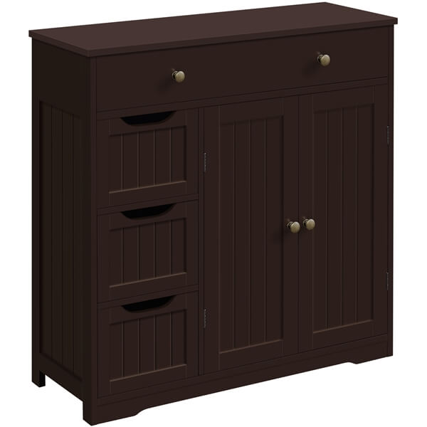 Yaheetech Large Storage Space Wooden Organizer with 1 Big Drawer - Image 2