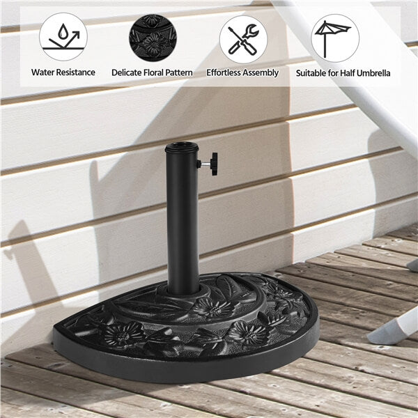 Yaheetech 21.5lb Half Round Umbrella Base - Image 4